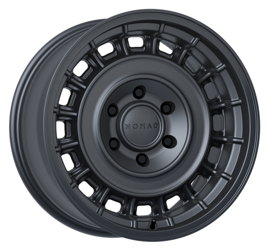 Nomad N502DU Arvo 17x8.5in / 6x139.7 BP / 0mm Offset / 106.1mm Bore - Dark Gunmetal Wheel