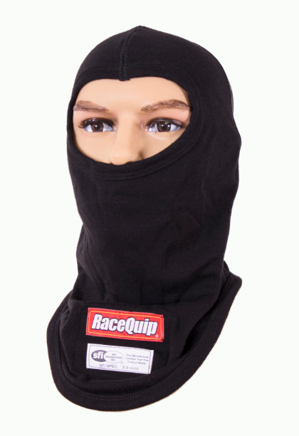 RaceQuip - Black SFI 3.3 Fr Single Layer Hood