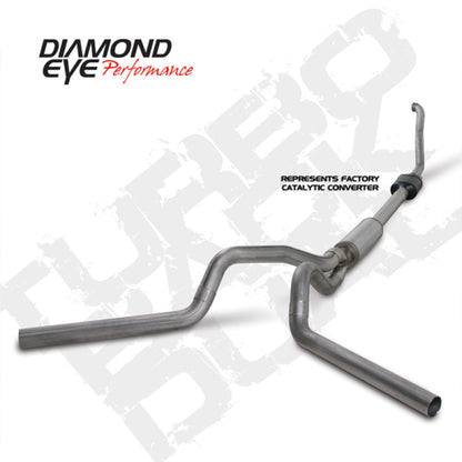 Diamond Eye KIT 4in TB DUAL SS: 94-97 FORD 7.3L F250/F350 PWRSTROKE NFS W/ CARB EQUIV STDS