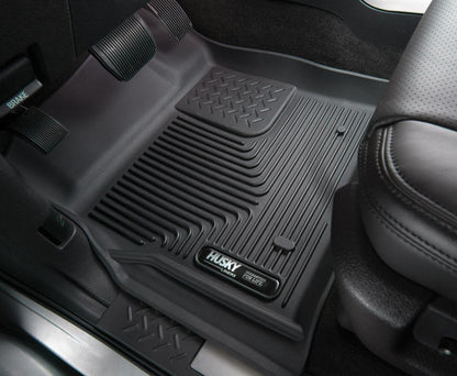 Husky Liners 07-12 GM Silverado/Tahoe/Suburban/Escalade X-Act Contour Black Floor Liners