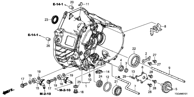 Honda - K-Series Input Shaft Seal (Clutch Case) (28x43x7)