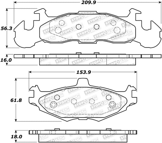 StopTech Street Brake Pads