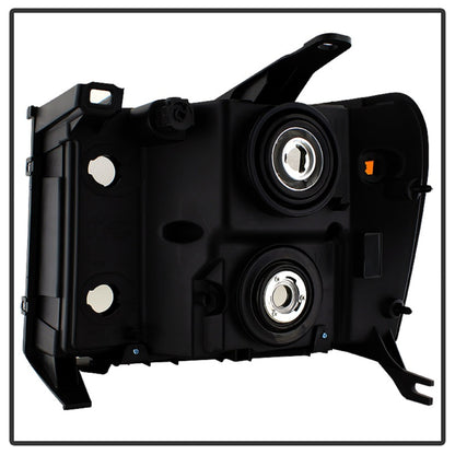 xTune GMC Sierra 07-13 Crystal Headlights Black HD-JH-GSIE07-AM-BK
