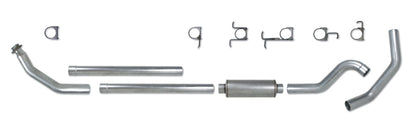 Diamond Eye KIT 4in Turbo Back SGL SS: 98.5-02 DODGE CUMMINS 5.9L