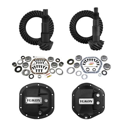 Yukon Master Overhaul Kit Stage 2 Jeep Re-Gear Kit w/Covers for Dana 30/44 4.88 Ratio 24 Spline