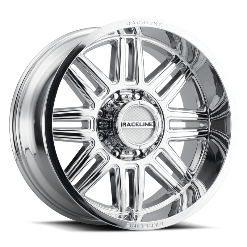 Raceline 948C Split 20x10in / 6x139.7 BP / -19mm Offset / 106.1mm Bore - Chrome Wheel