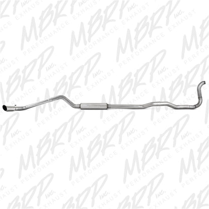 MBRP 88-93 Dodge 2500/3500 Cummins 4WD ONLY Turbo Back Single Side Exit Alum Exhaust System
