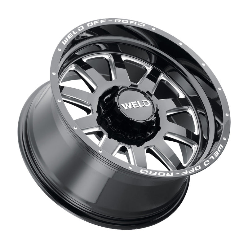 Weld Off-Road W102 20X10 Stealth 8X165.1 ET-18 BS4.75 Gloss Black MIL 125.1