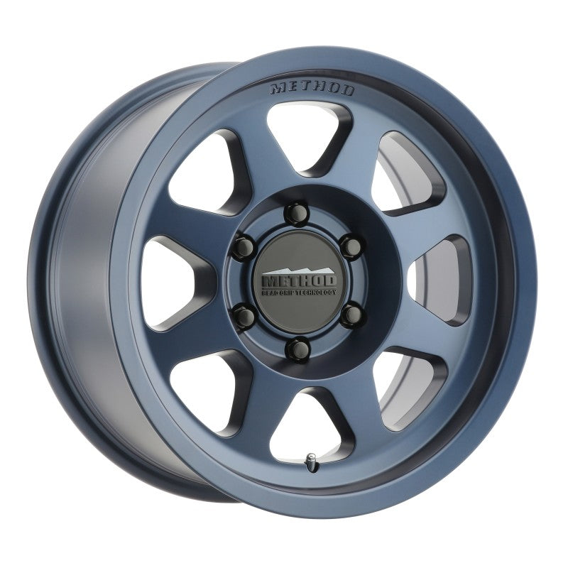 Method MR701 17x8.5 0mm Offset 6x135 87mm CB Bahia Blue Wheel