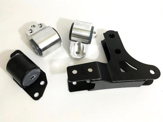 Hasport - 92-95 Civic / 93-97 Del Sol / 94-01 Integra AWD B-Series Mount Kit (3-bolt Left) with rear bracket