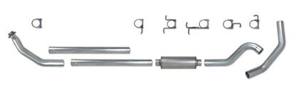 Diamond Eye KIT 4in Turbo Back SGL SS: 98.5-02 DODGE CUMMINS 5.9L