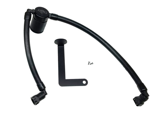 J&L 10-19 Ford Flex EcoBoost V6 Passenger Side Oil Separator 3.0 - Black Anodized