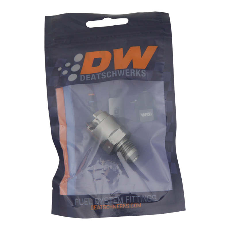 DeatschWerks - 6AN Male Flare to 1/4in Female EFI Quick Connect Adapter