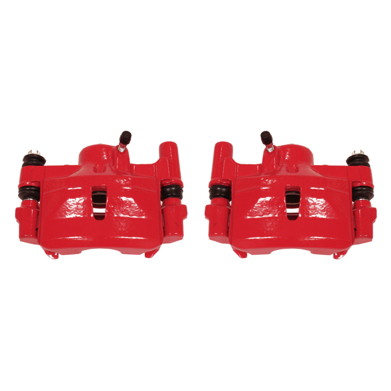 Power Stop 90-91 Lexus ES250 Rear Red Calipers w/Brackets - Pair