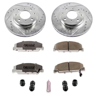 Power Stop 90-00 Honda Civic Front Z26 Street Warrior Brake Kit