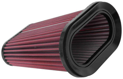 AEM 7.5in L x 4.5in W Base 5.5in L x 2.5in W Top 9in Height Dryflow Air Filter