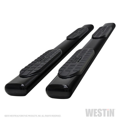 Westin 2019 Chevrolet Silverado Double Cab PRO TRAXX 6 Oval Nerf Step Bars - Black