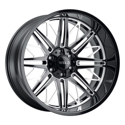 Weld Off-Road W145 22X12 Cascade 8X170 ET-44 BS4.75 Gloss Black MIL 125.1