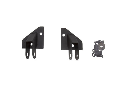 Rampage 1987-1995 Jeep Wrangler(YJ) Mirror Relocation Brackets - Black