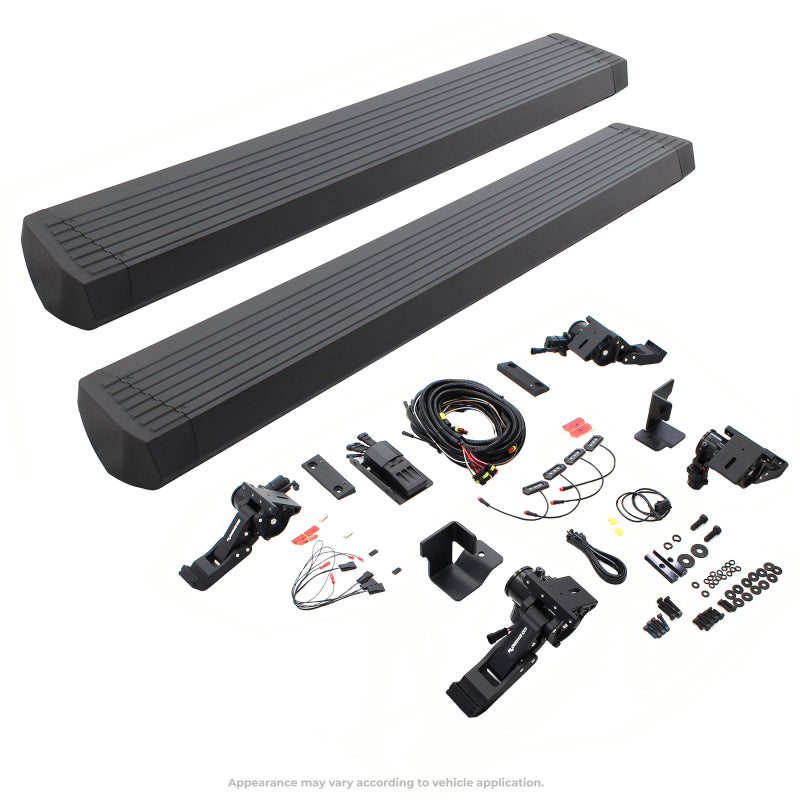 RealTruck 18-24 Jeep Wrangler 2dr VoltStep Electric Running Board Kit (No Drill) - Tex. Blk