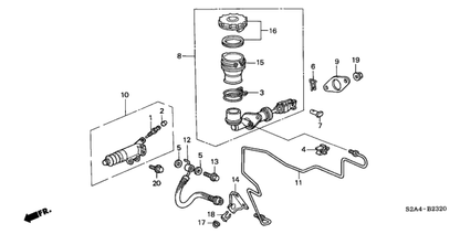 Honda - S2000 Clutch Master Cylinder Assembly