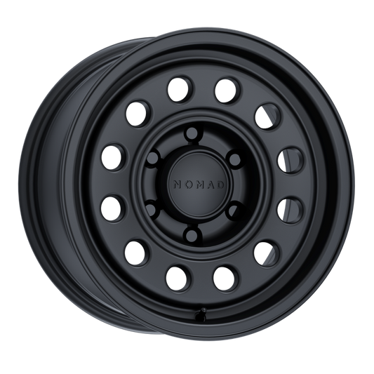 Nomad N501SB Convoy 15x7in / 5x114.3 BP / -10mm Offset / 83.82mm Bore - Satin Black Wheel