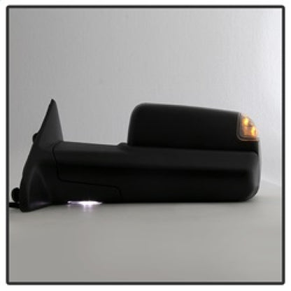 xTune Dodge Ram 1500 09-12 Extendable Heated Adjust Mirror Black Housing Left MIR-DRAM09S-PWH-L