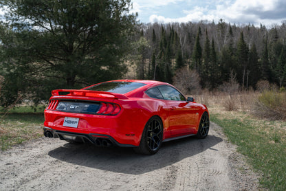 MBRP 18-20 Ford Mustang GT 2.5in T304 Non Active Dual Axle Back Exhaust System - 4in Dual Wall Tips