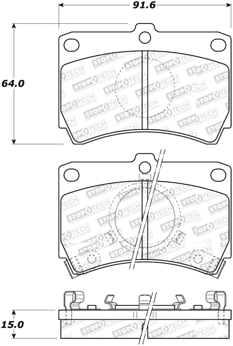 StopTech Street Brake Pads