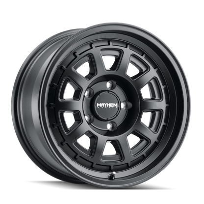 Mayhem 8303 Voyager 17x8 / 6x130 BP / 52mm Offset / 84.1mm Hub Matte Black Wheel