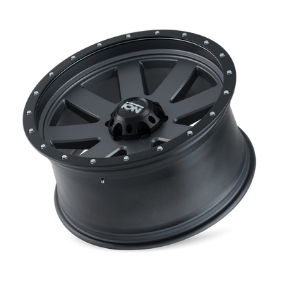 ION Type 134 17x8.5 / 5x127 BP / 6mm Offset / 83.82mm Hub Matte Gunmetal/Black Beadlock Wheel