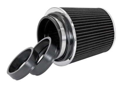 Spectre Adjustable Conical Air Filter 5-1/2in. Tall (Fits 3in. / 3-1/2in. / 4in. Tubes) - Black