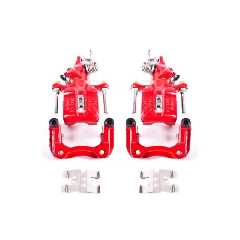 Power Stop 04-08 Acura TSX Rear Red Calipers w/Brackets - Pair