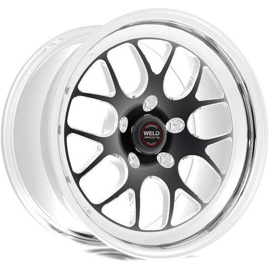 Weld S77 20x7 RT-S HD / 6X5.5 BP / 4.5in BS Black Wheel 3.540 ID (Low Pad) - Non-Beadlock