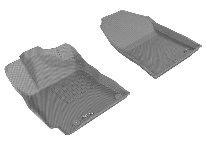 3D MAXpider 2017-2020 Hyundai Elantra Kagu 1st Row Floormat - Gray