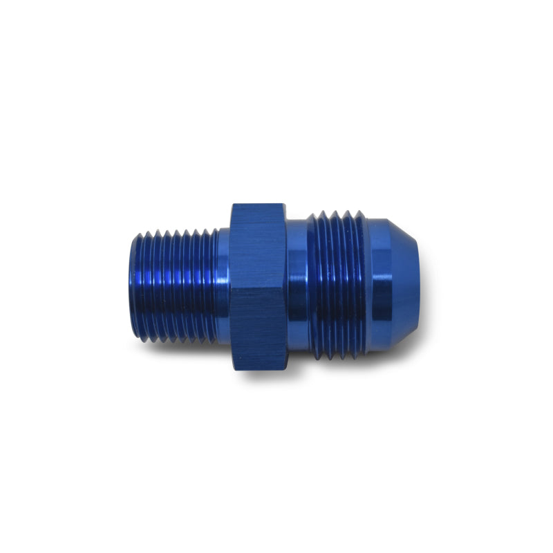 Russell Performance -10 AN to 3/8in NPT Straight Flare to Pipe (Blue)