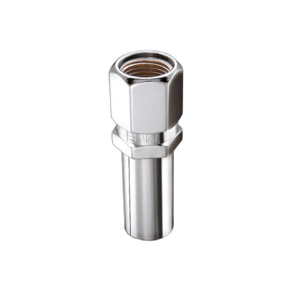 McGard Hex Lug Nut (Drag Racing X-Long Shank) M12X1.5 / 13/16 Hex / 2.475in. Length (4-Pk) - Chrome