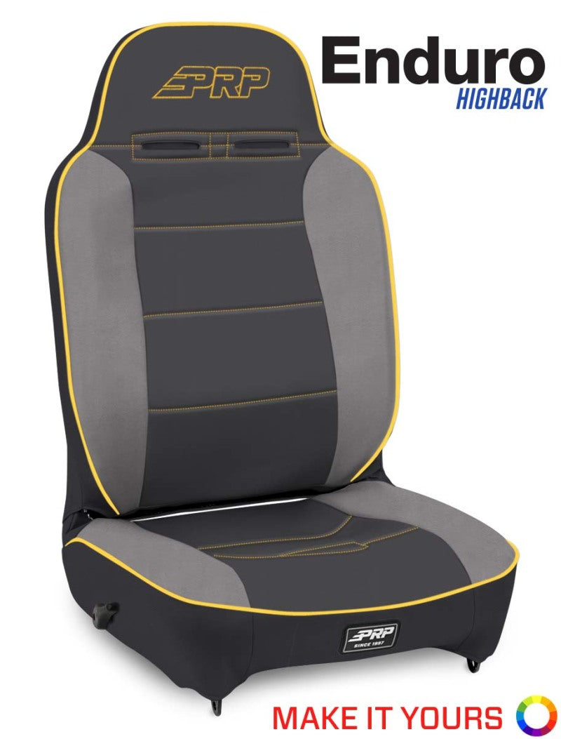 PRP Enduro High Back Reclining 2 In. Extra Tall Suspension Seat (Passenger Side)