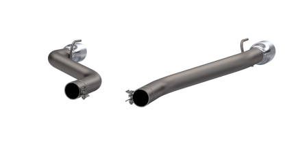 QTP 16-18 Chevrolet Camaro SS 6.2L 304SS Eliminator Muffler Delete Axle Back Exhaust w/4.5in Tips