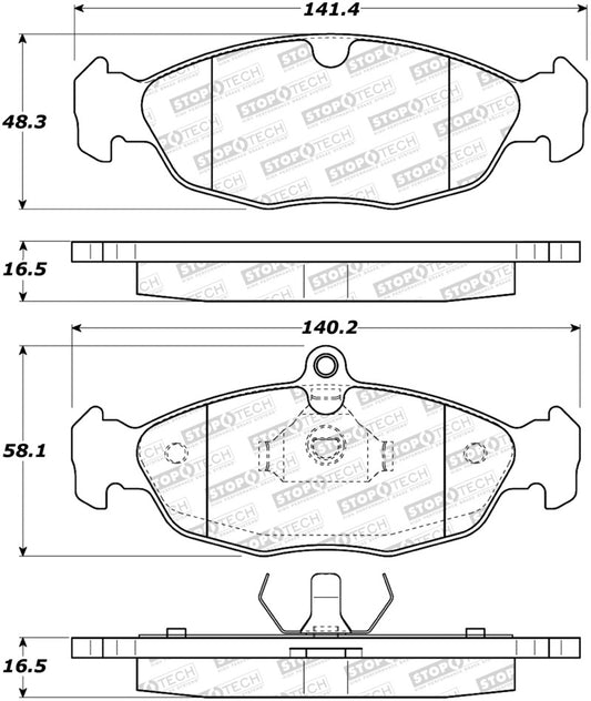 StopTech Street Brake Pads