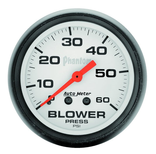 AutoMeter Gauge Boost 2-5/8in. 60PSI Mechanical Phantom