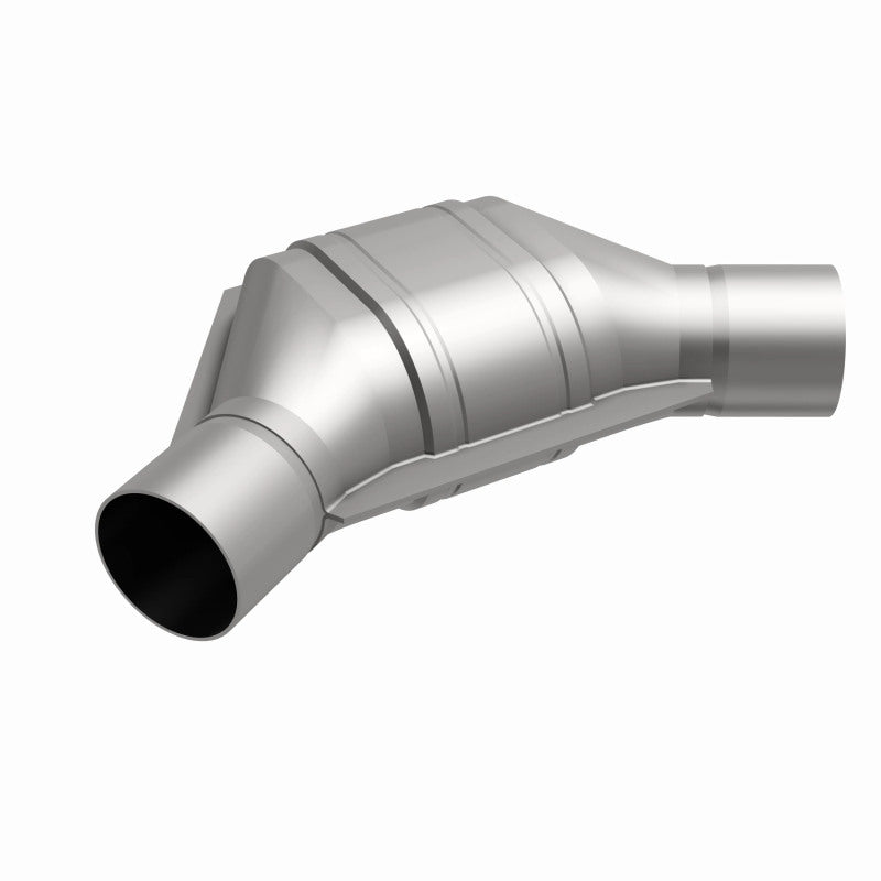 MagnaFlow Universal Catalytic Converter 2.00in Angled In/Out Frnt CA