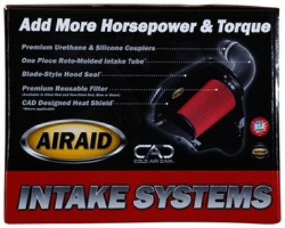 Airaid 2010 Cadillac SRX 3.0L CAD Intake System w/ Tube (Oiled / Red Media)