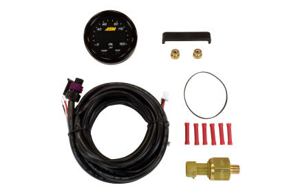 AEM - X-Series 0-150 Oil Pressure Gauge Kit