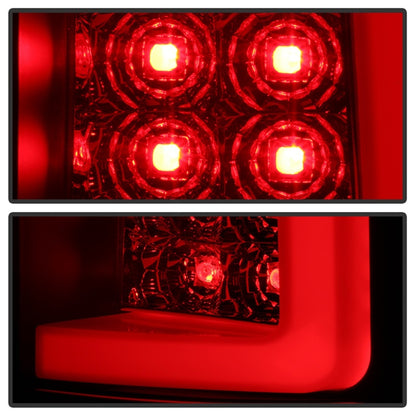 Spyder 07-13 Silverado (Will Not Work w/2010 921 Bulb)V3 Tail Lights Blk Smk ALT-YD-CS07V3-LBLED-BSM