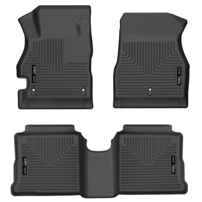 Husky Liners 20-22 Nissan Versa Weatherbeater Black Front & 2nd Seat Floor Liners