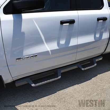 Westin 2019 Ram 1500 Quad Cab Drop Nerf Step Bars - Textured Black