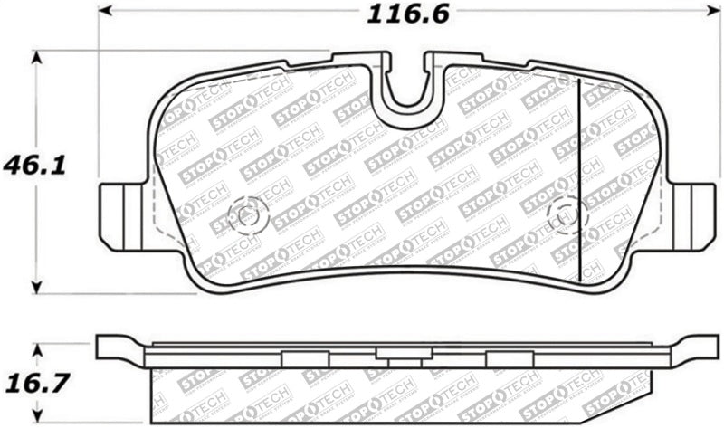 StopTech Street Select Brake Pads - Front/Rear