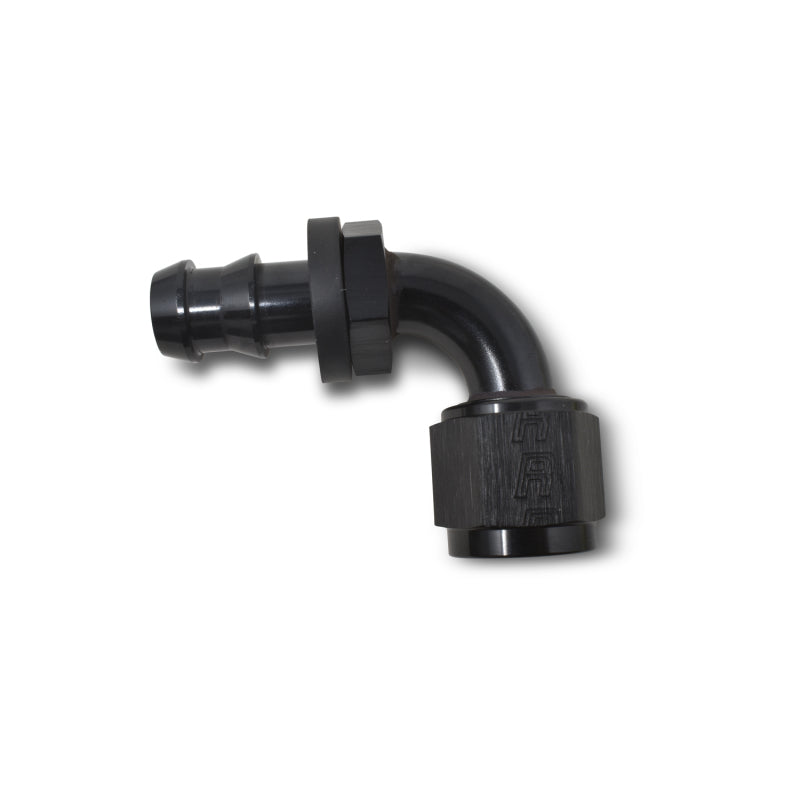 Russell Performance -4 AN Twist-Lok 90 Degree Hose End (Black)