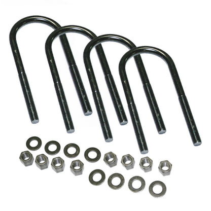 Superlift U-Bolt 4 Pack 5/8x3-1/8x9 Round w/ Hardware